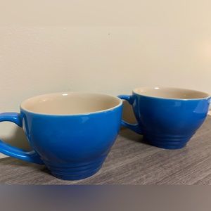 Brand New Le Creuset Bistro Mugs